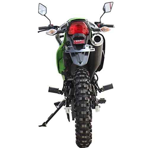 X-PRO Hawk 250 Dirt Bike Motorcycle Dirt Bike Enduro Motorcycle (Green) - color: Green