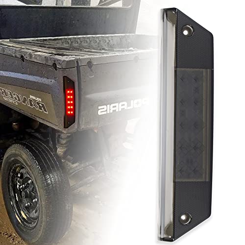 Ranger Tail Light Compatible with Polaris Ranger 500 700 800 900 2009-2016 Replacement OEM 2411099 (2411099Smoke) - color: 2411099Smoke