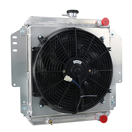 Aluminum Radiator for 1985-1995 Suzuki Samurai 2DR SPFTOP/HARDTOP SJ410,413 - size: 2-Row Radiator Fan Relay Kit