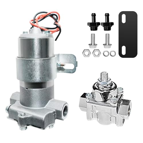 110 GPH Electric Fuel Pump with Regulator – Model 12-802-1 for High-Performance Applications (Zinc, 110 GPH) - color: 110 GPH