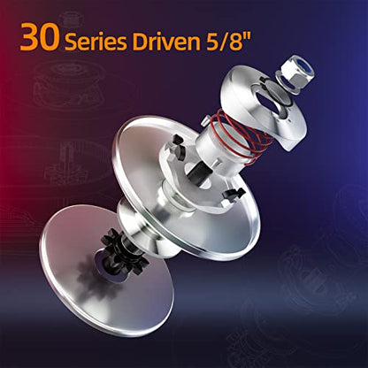 30 Series Torque Converter Kit, 3/4 Bore 6.5 HP for Predator 212CC - size: 10T & 12T