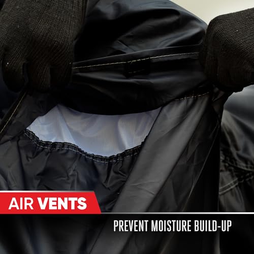 Motor Trend SportsFlex All Weather Waterproof Motorcycle Cover Breathable Durable Protection XL: 97" x 41" x 50" - size: Large: 97" x 41" x 50"