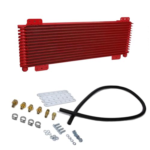 40k Transmission Oil Cooler Kit - color: Red
