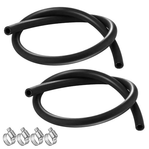 36''(1FT) 27232 11/32 Vacuum Hose with Clamps, (85 PSI) EPDM Vacuum Line, 2 - size: 36''(1FT)