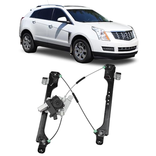 Dasbecan Window Regulator with Motor Compatible with Cadillac SRX 2010-2016 - style: Front Passenger Side