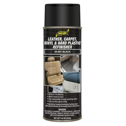 SM Arnold Refinishing Spray Paint for Interior Repair, Black, 11 Oz - color: Black