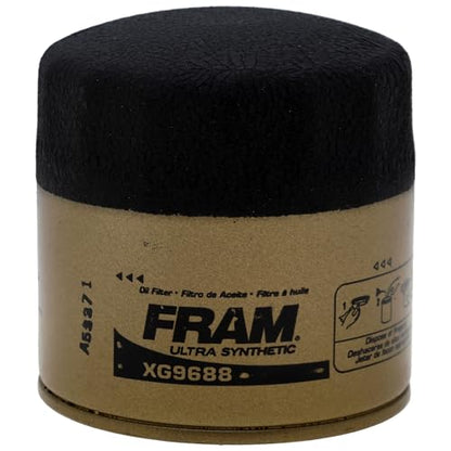 FRAM Synthetic XG9688P 20K Mile Change Automotive Replacement Engine Oil Filter for Synthetic Oil Changes, Premium Vehicle Engine Protection Oil Filter for Select Vehicle Model Years - style: Ultra Synthetic