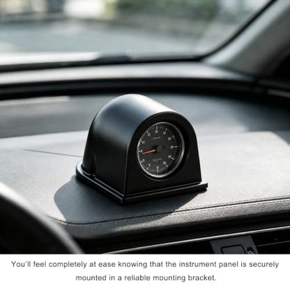 Car 2" 52mm One Hole Dash Gauge Pod Holder, One Hole Gauge Console Dashboard Pod Mount, Universal Plastic Housing Pod Meter Cup Gauges for Most Vehicles, Car Accessories - color: One Hole