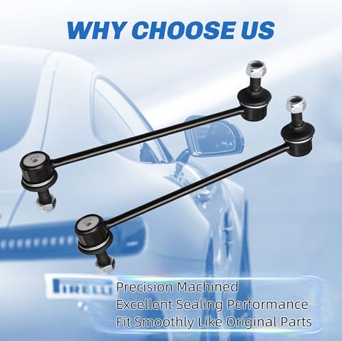 Stabilizer Sway Bar Link Front Compatible With Hyundai Elantra, Kia Forte Koup Forte5 Magentis Optima Rondo Front Sway Bar End Links K750032 - size: K750032