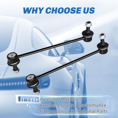 Stabilizer Sway Bar Link Front Compatible With Hyundai Elantra, Kia Forte Koup Forte5 Magentis Optima Rondo Front Sway Bar End Links K750032 - size: K750032