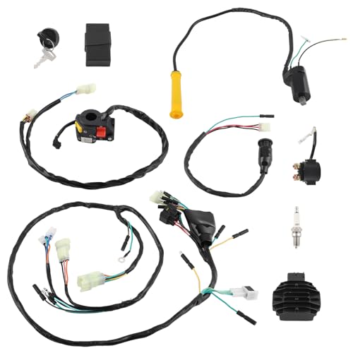maXpeedingrods CDI Ignition Coil Switch Wiring Harness Assy for Honda ATV TRX400EX A - SPORTRAX 400EX 1999-2004, Replaces 30500-HN1-003, 30700-KCZ-000, 30410-HN1-003, 31600-HM8-013