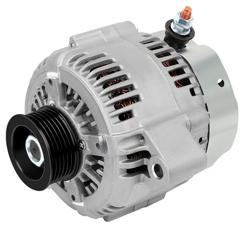 SCITOO 13715 Alternator 100Amp for Lexus GS400 1998-2000, GS430 2001-2005 - size: 130A, style: 104210-4480 Alternator