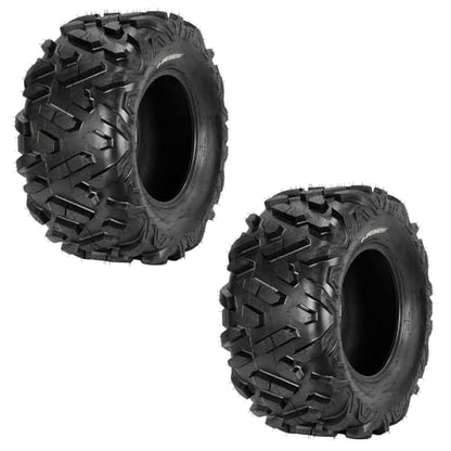 GarveeTech ATV Tires, 2 Pack 26x11-12 26x11x12 ATV UTV Tires for Trail, Desert, Mud, Dirt, Street, Sand, 6PR Tubeless - size: 26X11-12, style: Pattern A