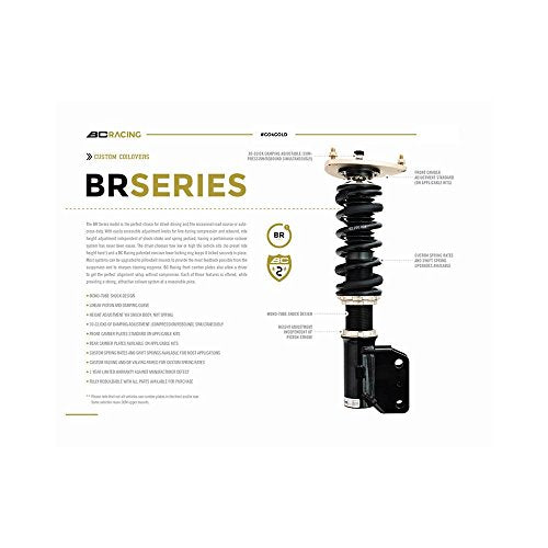 BC Racing BR Series Coilovers compatible with 2002-2009 Mercedes-Benz E320 (J-10-BR)