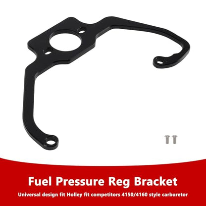 Fuel Pressure Reg Bracket Fit for Holle and Competitors 4150/4160 Style Carburetor