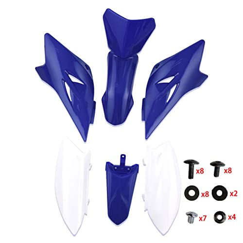 CLEO Plastic Fairing Body Parts Fender Kits Replace For TTR50 TTR50E 2006-2016 Pit Dirt Bike (blue) - color: blue