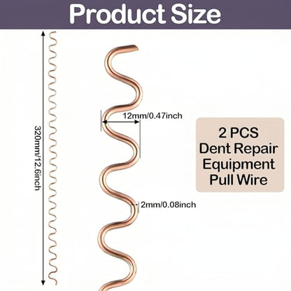 Yaocom 2 Pcs Wiggle Wire Dent Repair Pulling Wire 320 mm