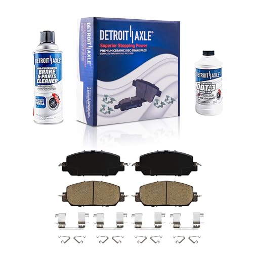 Detroit Axle - Front Brake Pads for 2017-2025 Honda CR-V 2023-2025 HR-V - size: 4P42559/Kit