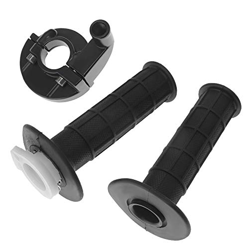 7/8'' 22mm Throttle Tube Handle Bar Grip Casing Set Replacement for Yamaha YZ80 YZ85 YZ100 YZ125 YZ250