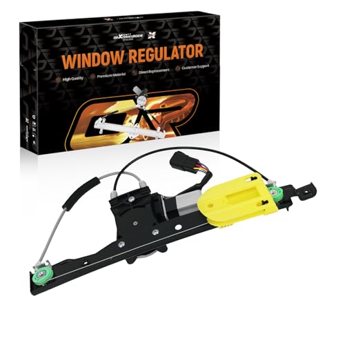 maXpeedingrods Rear Left Power Window Regulator & Motor Assembly for Jaguar XF XFR XFR-S Sedan 2009-2015 6-Pin Plug OE# C2Z26992 - style: C2Z26992-1