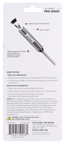 Slime 20457 Valve Core Removal Tool, Pro-Series - style: Valve Core Removal Tool - {rp