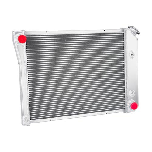 4 Row Radiator Shroud Fan For Chevy Camaro Chevelle Carlo 1968-87 - size: 4 Row Radiator+Shroud Fan