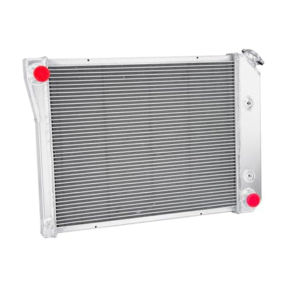 4 Row Radiator Shroud Fan For Chevy Camaro Chevelle Carlo 1968-87 - size: 4 Row Radiator+Shroud Fan