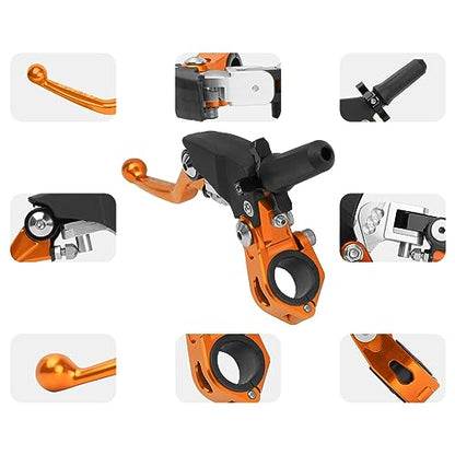 Universal Motorcycle Clutch Brake Handle - color: Orange