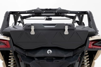 Rough Country Rear Bed Cargo Box for Can-Am Maverick X3 (2 & 4-Seat Models) - 45-Gallon Storage Capacity, Watertight Seal, High-Impact UV-Resistant, Lockable Latches