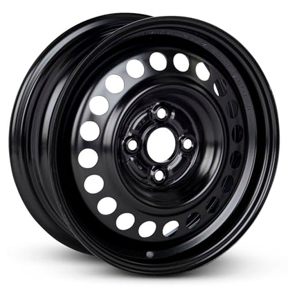 For 2010-2014 Honda Fit 15 Inch Painted Black Rim - OE Direct Replacement - Road Ready Car Wheel