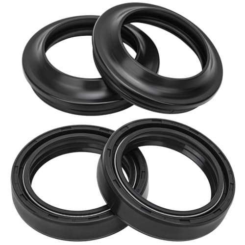 AHL Front Fork Shock Oil Seal and Dust Seal Set 41mm x 54mm x 11mm for Suzuki GSXR600 2006-2012/GSXR600W GSXR600 W 1992-1993/GSXR750W GSXR750 W 1993-1996/GSX600F GSX600 F 1988-2006/SV650 2003-2010