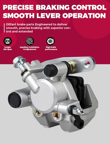 Front Brake Caliper for Suzuki Eiger 400 500 Ozark 250 LT-Z250 LT-Z400 - size: for arctic cat model