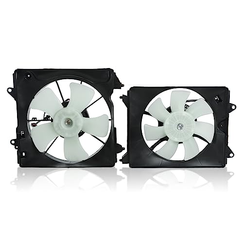 Radiator Cooling Fan Assembly Compatible with Honda HR-V 2016 2017 2018 - style: Honda HR-V 2016-2018