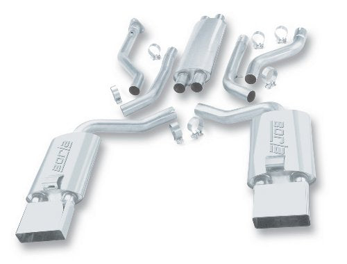 BORLA 14385 Cat-Back Performance Exhaust System for 1992-1996 Chevrolet Corvette (C4) 5.7L (LT-1 & LT-4) V8 Automatic/Manual Transmission Coupe/Convertible.