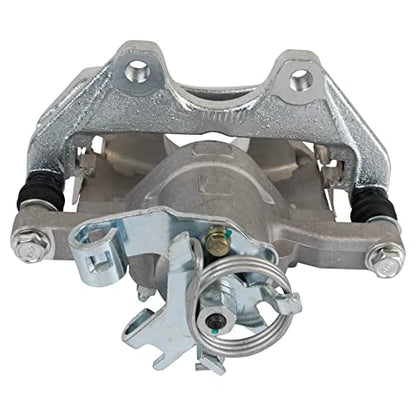 TRQ Rear Brake Caliper Set Zinc Coated Brackets Hardware - color: Replacement, size: CLA32207