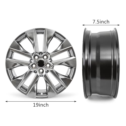 19 Inch Rims for Toyota RAV4 2019-2024, 19x7.5 Inch Silver