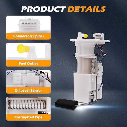 E8534M Fuel Pump Module Assembly Suitable for G35 M35 M45 350Z V6 3.5L OE FG1084, P76334M, 2202-496321 - size: E8534M-size: 35cm
