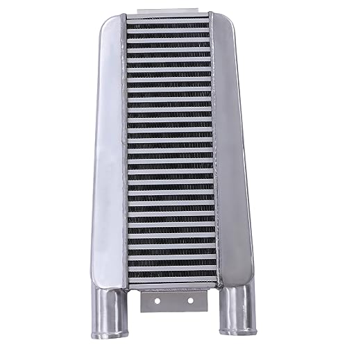2.50 Inch Inlet/Outlet Diameter, Universal Aluminum Intercooler 24x11x3 inch, Turbo Under the Front of the Car Mount Universal Aluminum Intercooler Cooling Kit - size: 24x11x3