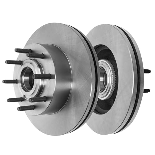 Detroit Axle - RWD Brake Rotors for 2012-2022 Ford F-250 Super Duty - size: 4R53842/kit