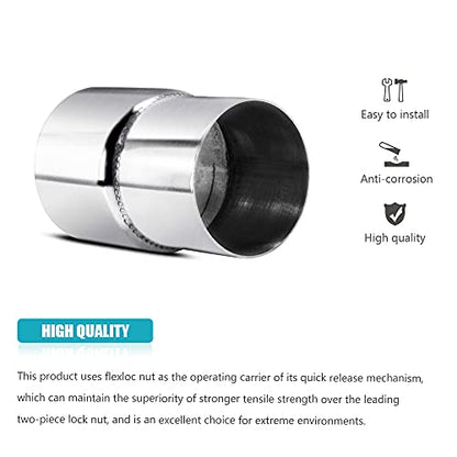 2 PCS Universal 2.25" ID 2.5" ID Exhaust Pipe Adapter Connector Reducer 304 Stainless Steel 2.25 Inch to 2.5 Inch 2 1/4” ID to 2 1/2” ID kit - size: 2.25" ID to 2.5" ID
