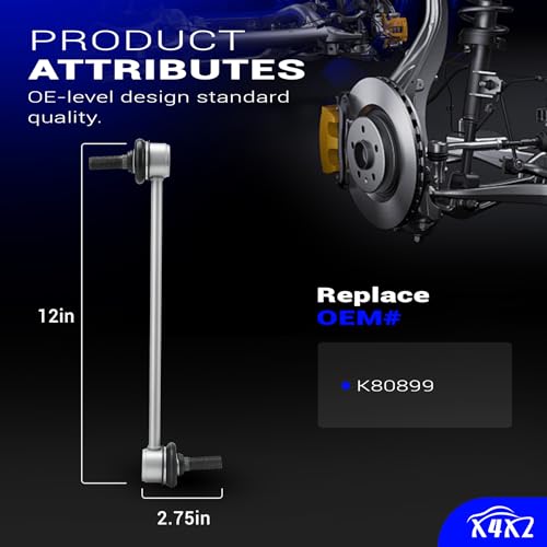 Zinc-Nickel Alloy Front Stabilizer Sway Bar Link OE# 4R3Z5K483AA K80899 - size: K80899