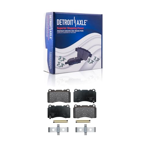 Detroit Axle - 8pc Brake Kit for 2016 Tesla Model S - size: 8PR53521/KIT