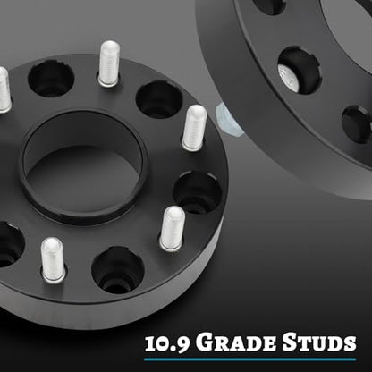 IRONTEK 6x5.5in Wheel Spacers 1.5" Compatible for Nissan 2005-2015 Armada/ 2004-2020 Titan, for Infiniti 2004-2010 QX56 Forged Thread Pitch M12x1.25 Hub Bore 66.5mm 6x139.7mm to 6x139.7mm 4PCS - size: 1.5"|6x5.5|4PCS