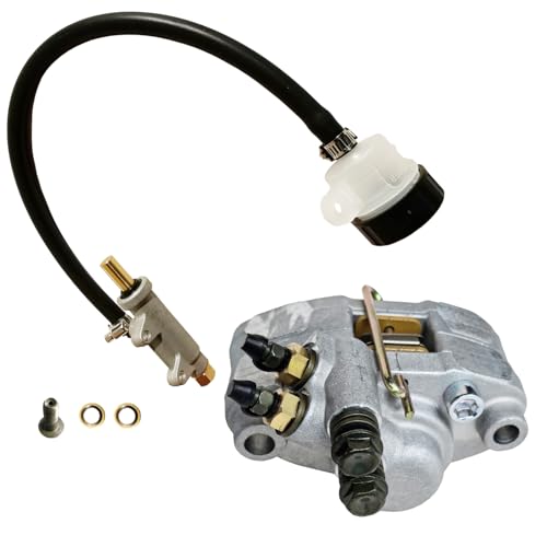 Rear Brake Caliper & Master Cylinder Set Compatible with Polaris Magnum 325 500 Scrambler 400 500 Trail Blazer 250 400 Trail Boss 325 330 Xpedition 325 425 Xplorer 250 400 Part # 1910449