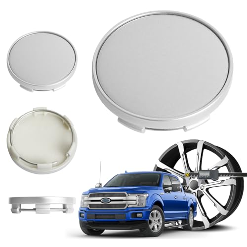 2.2Inch 56MM Wheel Center Caps, Pack of 4 (Silver, Outer 56MM, Inner 53MM) - color: Silver, size: Outer 56MM , Inner 53MM