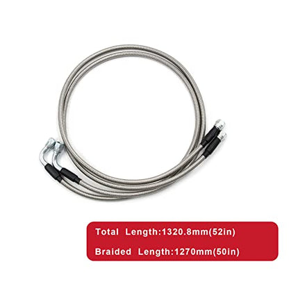 6AN 52inch Transmission Cooler Hose Line Kit - style: 700R4/ TH350/ TH400/ NP-700RTL