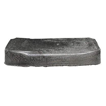 Benchmark Abrasives Buffing Compound for Coarse Buffing, Metal Polishing Compound for Buffing Wheel, Stainless Steel Scratch Remover Buffing Bar for Deburring on Metals, 1 Pound Bar (Black Emery) - style: Black Emery