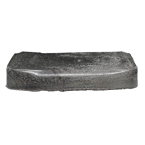 Benchmark Abrasives Buffing Compound for Coarse Buffing, Metal Polishing Compound for Buffing Wheel, Stainless Steel Scratch Remover Buffing Bar for Deburring on Metals, 1 Pound Bar (Black Emery) - style: Black Emery