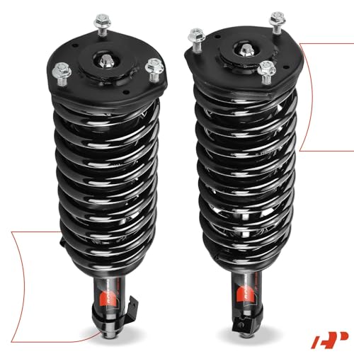 A-Premium Front Complete Strut Assemblies with Coil Springs, Set of 2