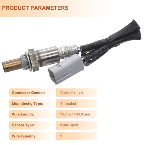 Oxygen O2 Sensor Upstream for 2007-2011 Nissan Altima Pathfinder 2008-2010 Frontier Xterra, 2008-2012 Armada Titan Suzuki Equator 250-54037 - size: 250-54037